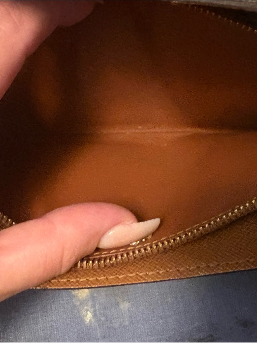 Louis Vuitton Brown & Gold Monogram Trifold Wallet - Picture 11 of 16